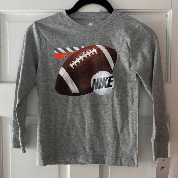 Nike Other - NWT Nike Grey Heather Long Sleeve Football T-Shirt
